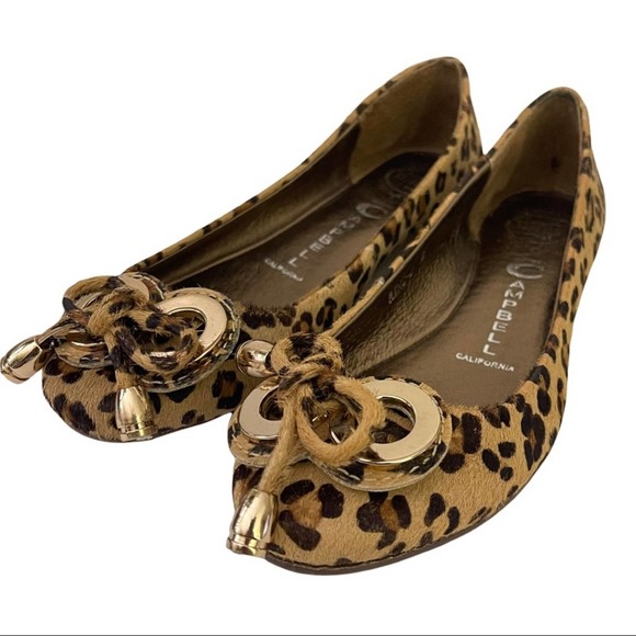 Jeffrey Campbell Shoes - Jeffrey Campbell Calf Hair Leopard Flats Size 6